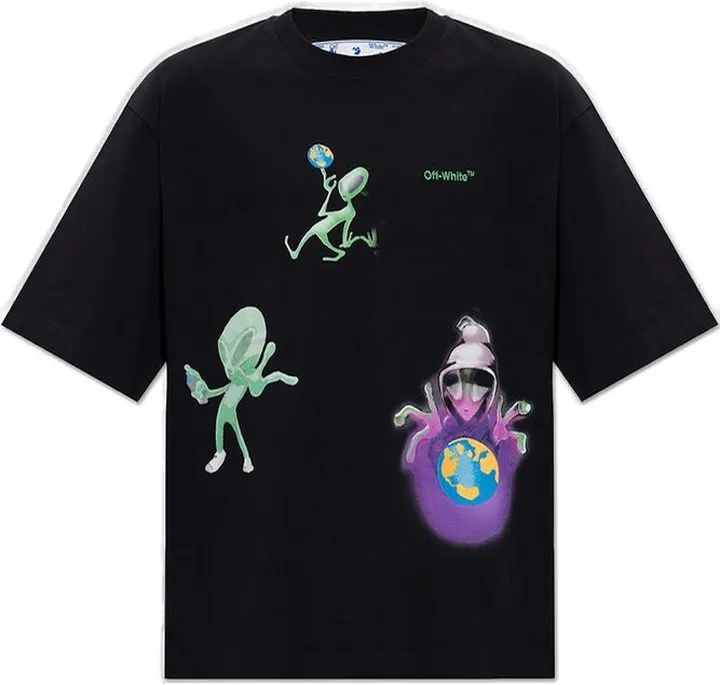 Off-White Graphic Print Crewneck T-Shirt