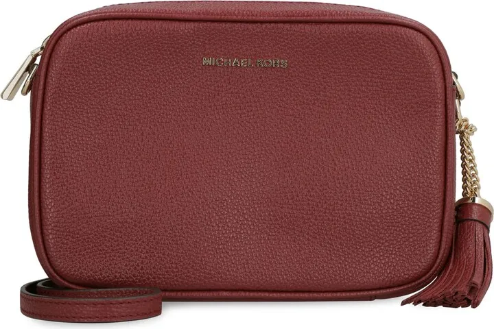 Ginny Leather Crossbody Bag Michael Kors