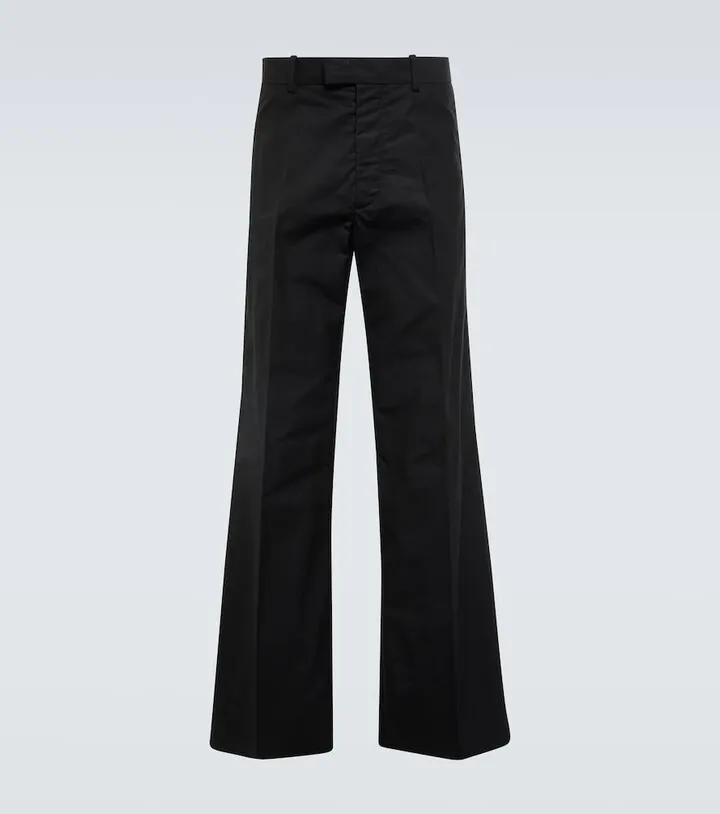 Slightly flared cotton pants