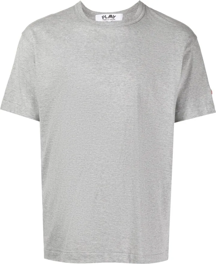 logo-patch crew-neck T-shirt