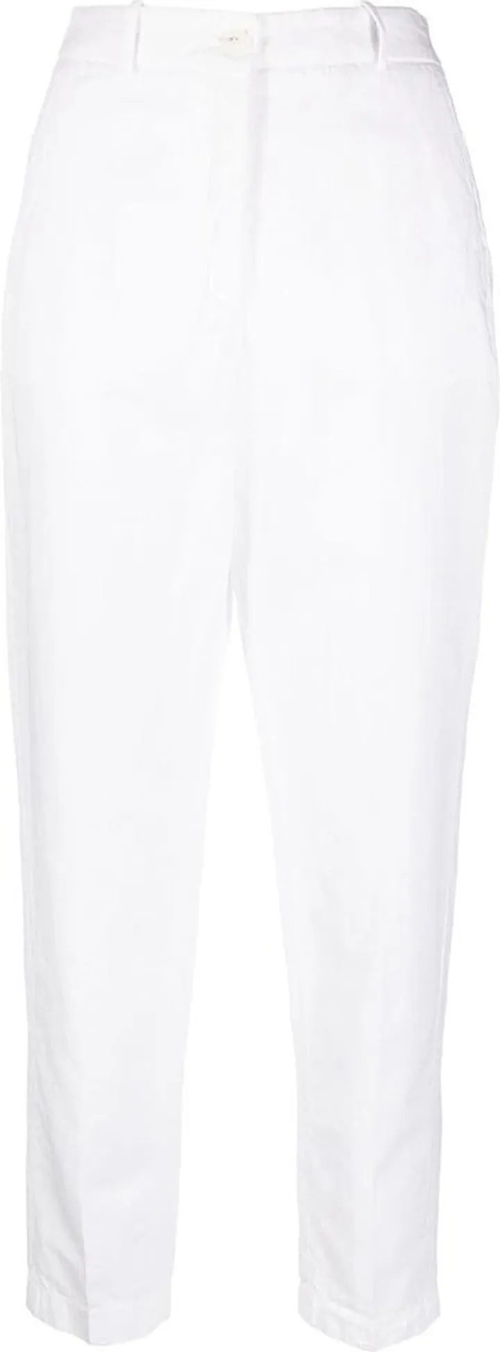 Mid-Rise Cropped Trousers