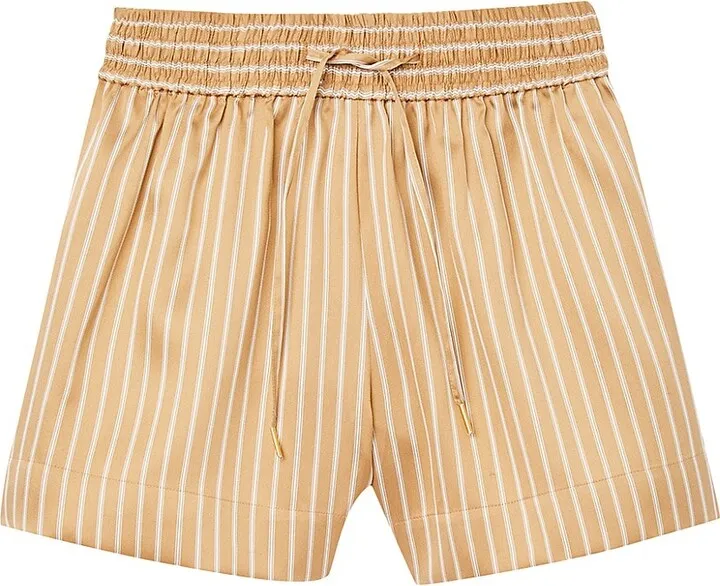 Striped Loose Fitting Shorts