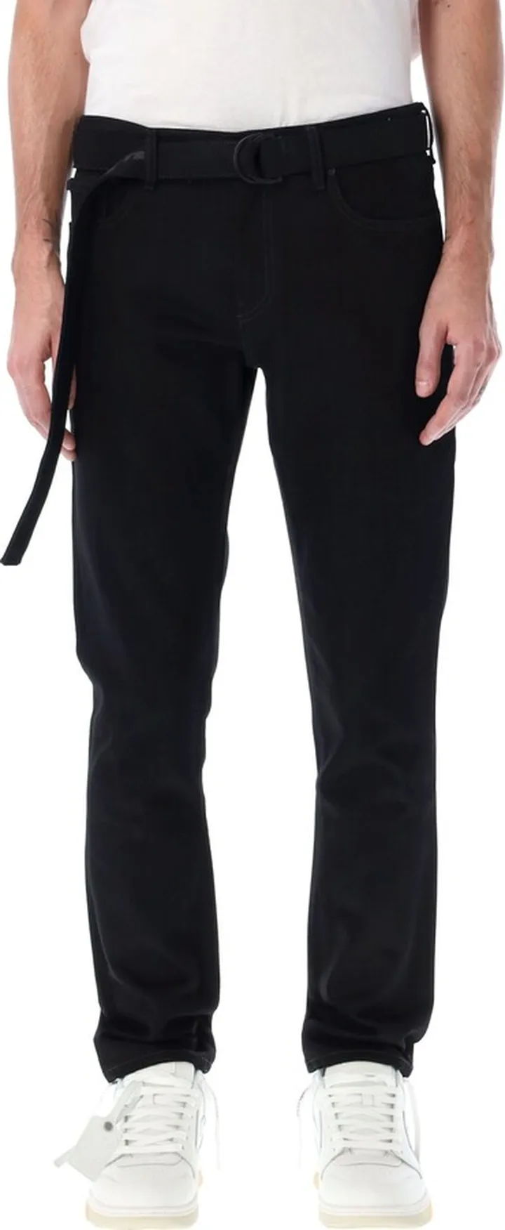 Industrial Belt Skinny Jeans