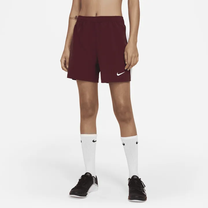 Nike Women's Vapor Flag Football Shorts in Red