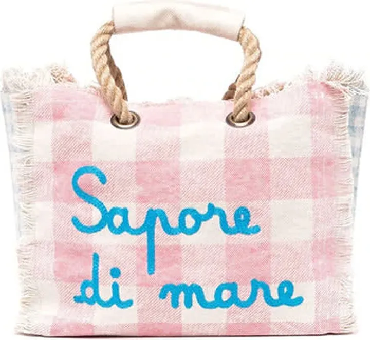 Canvas Mini Bag With Embroidery