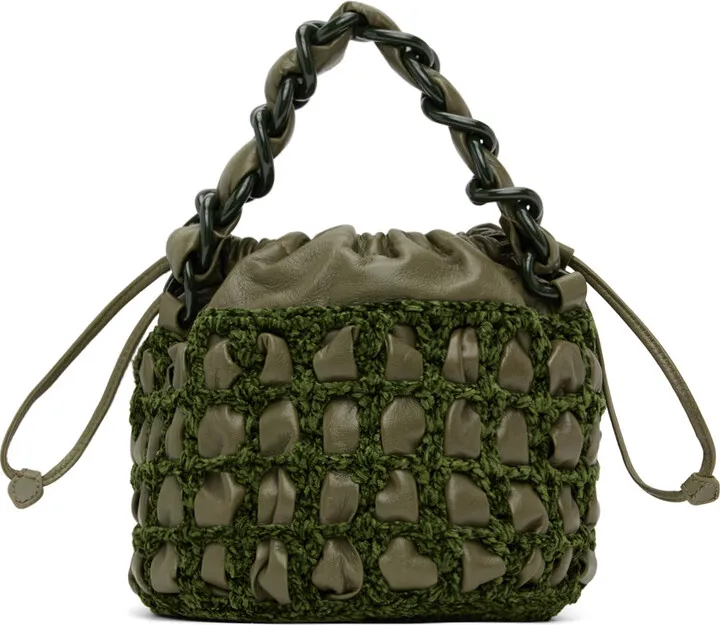 BY FAR Khaki Cass Bag