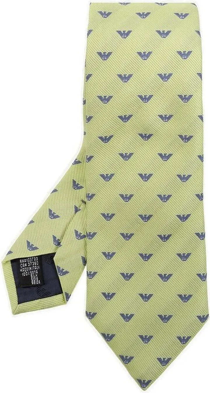 Emporio Armani Logo-Jacquard Pointed Tip Tie
