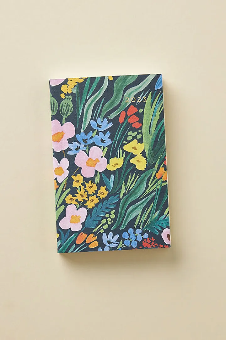 Rifle Paper Co. 2023 Lea Weekly Pocket Planner Blue