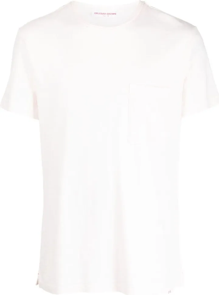 chest-pocket cotton T-shirt