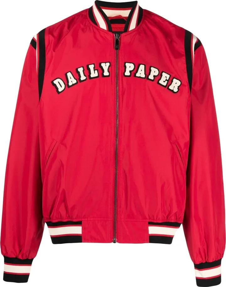 Logo-Detail Bomber Jacket