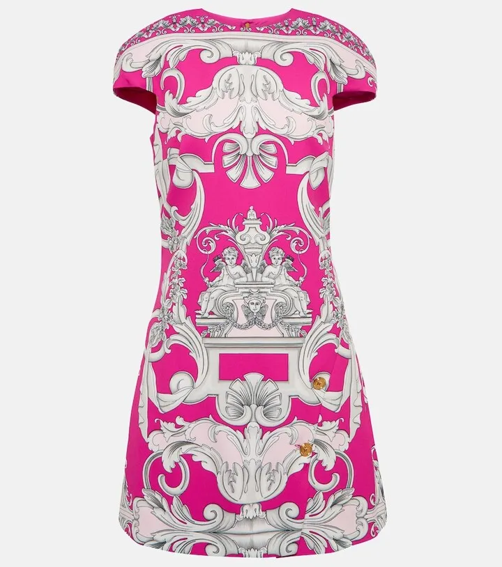 Silver Baroque minidress