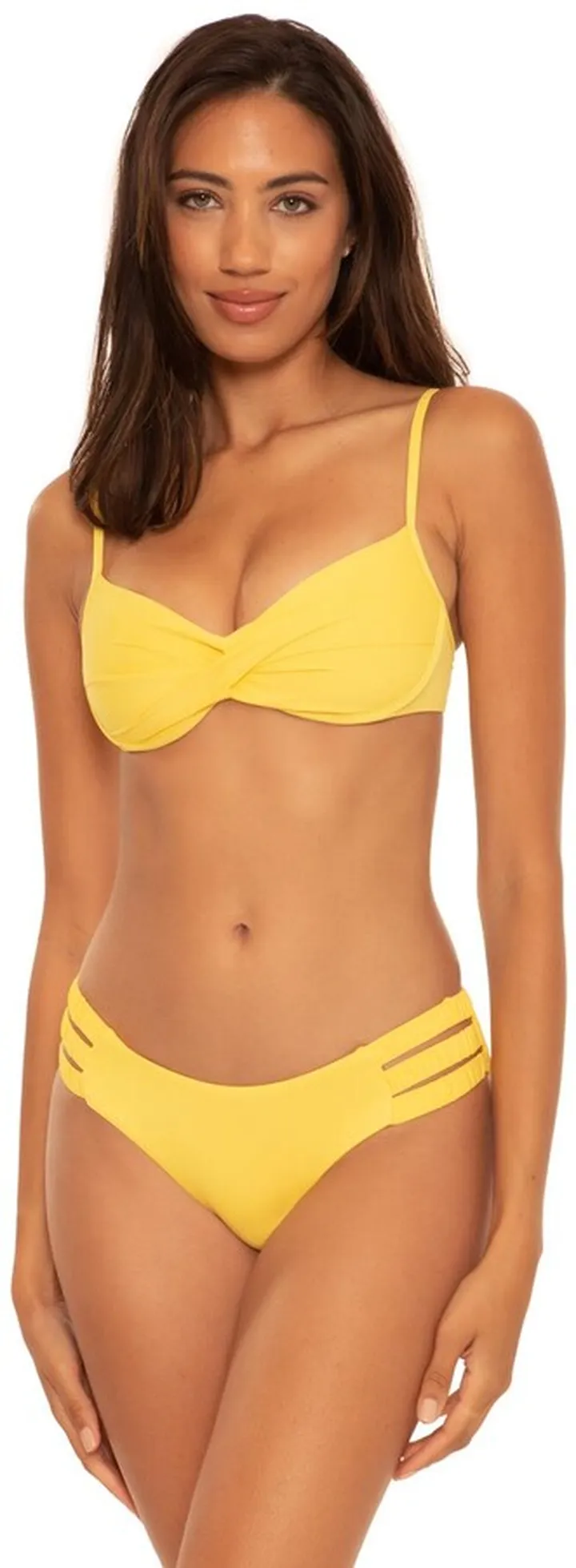 Color Code Strappy Hipster Bikini Bottom