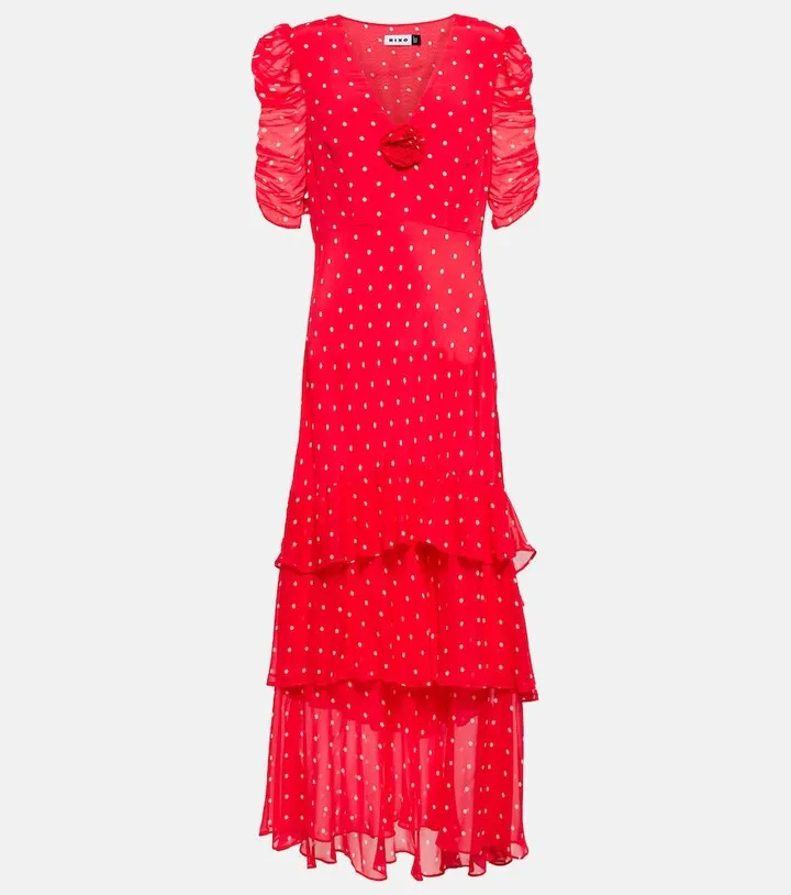 Rosheen polka dot maxi dress