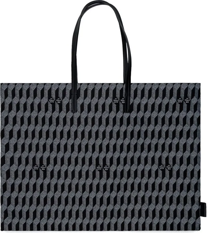 Au Départ Geometric Printed Tote Bag