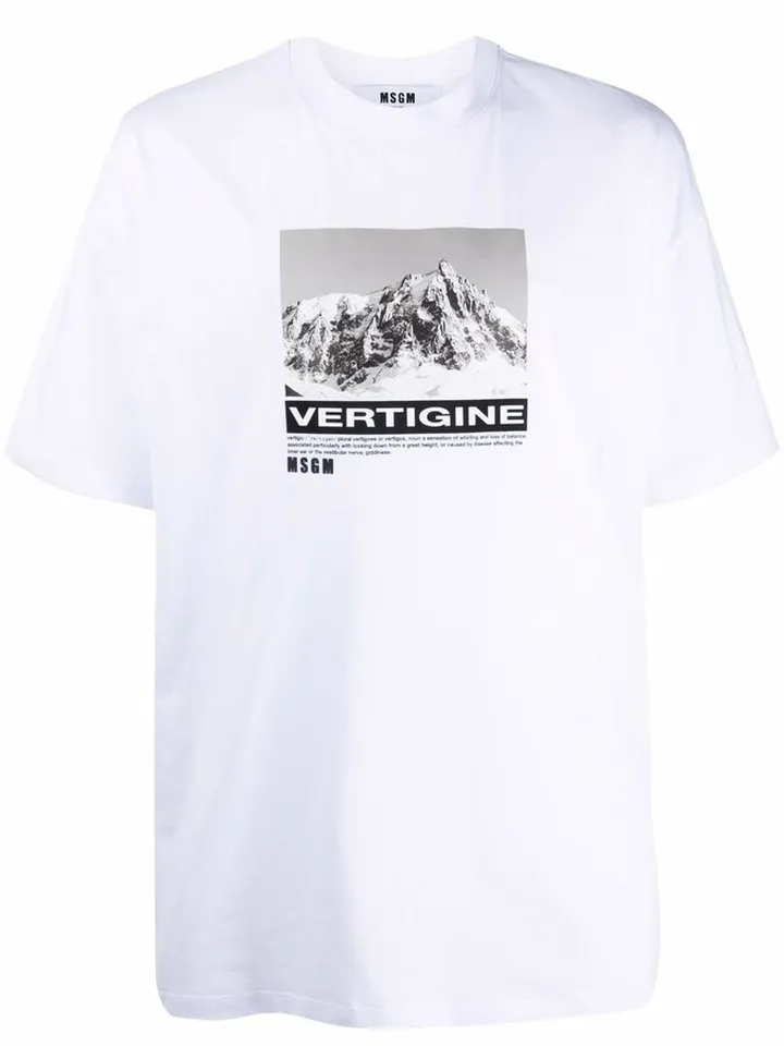 graphic-print short-sleeved T-shirt