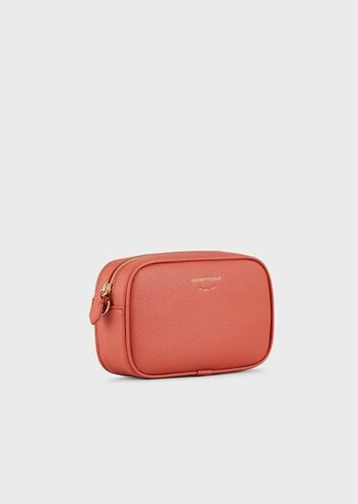 Deer-print camera case with shoulder strap