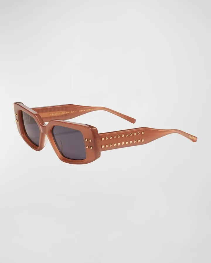Cinque Rectangle Acetate & Titanium Sunglasses