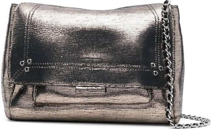 Lamé-Effect Cross-Body Bag