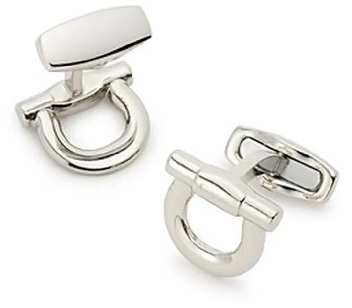 Salvatore Ferragamo Gancini Cufflinks