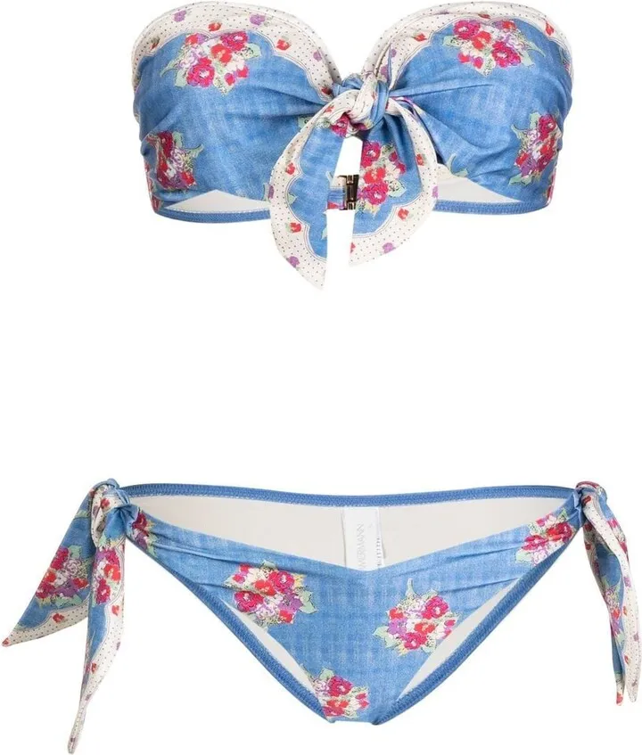 Clover-Scarf tie bikini