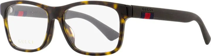 Gucci Men's Eyeglasses GG0176OA 002 Havana 56mm