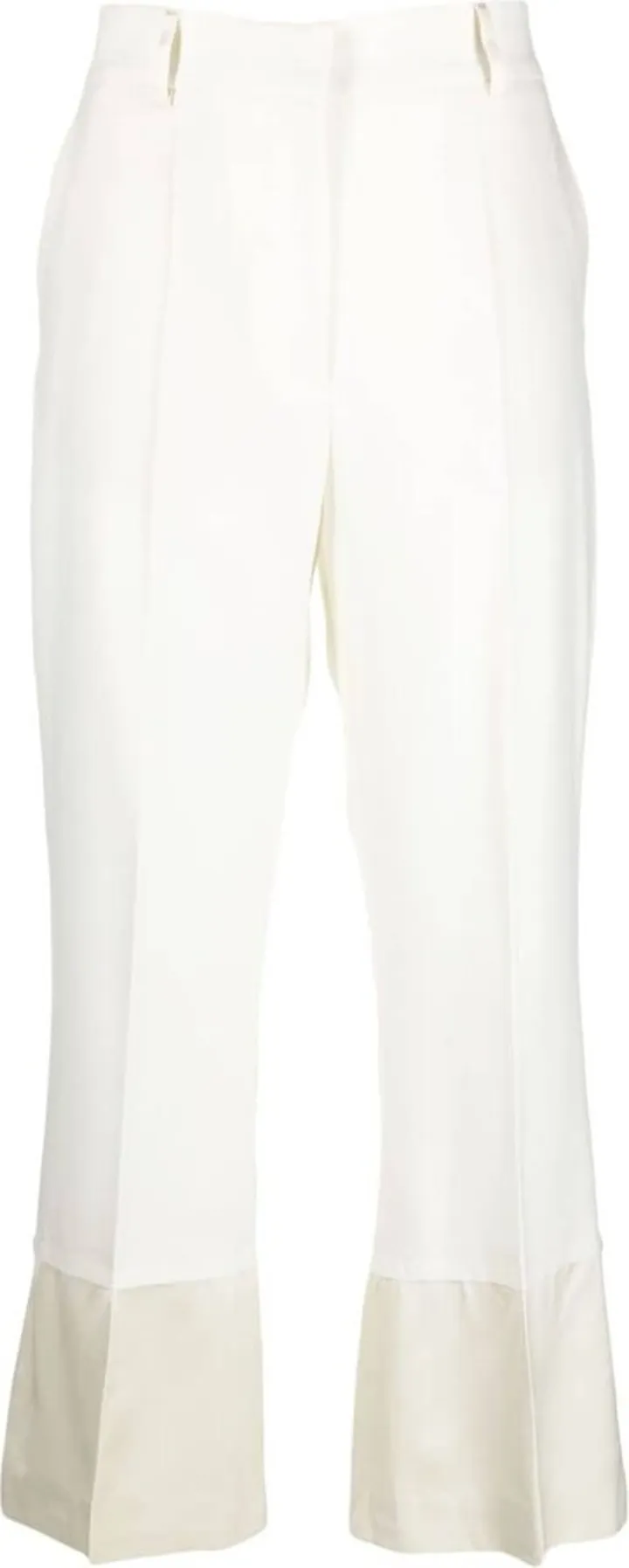Harmony straight-leg wool trousers