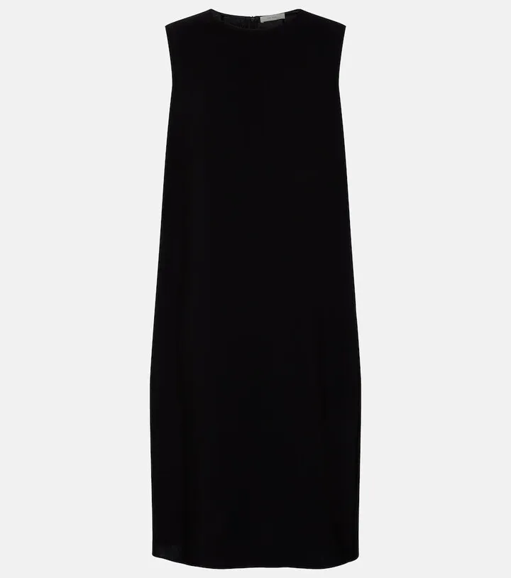 Mirna crepe midi dress