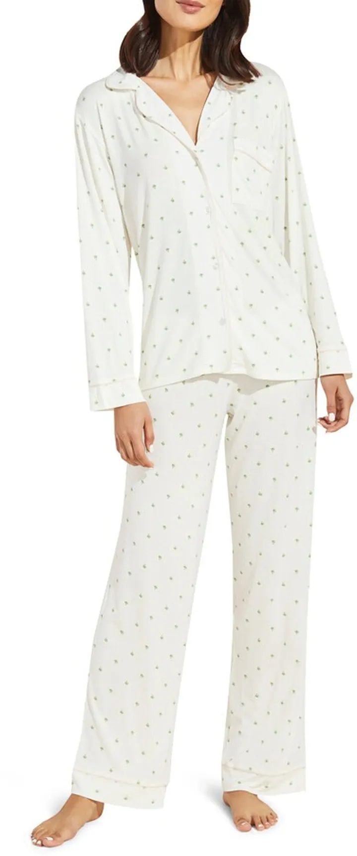 Giving Palm Long Sleeve Pajamas