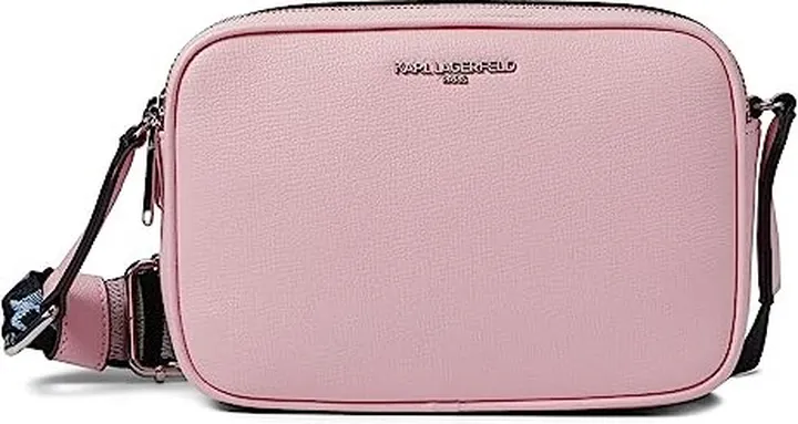 Karl Lagerfeld Paris Maybelle Crossbody (Powder Blush) Handbags