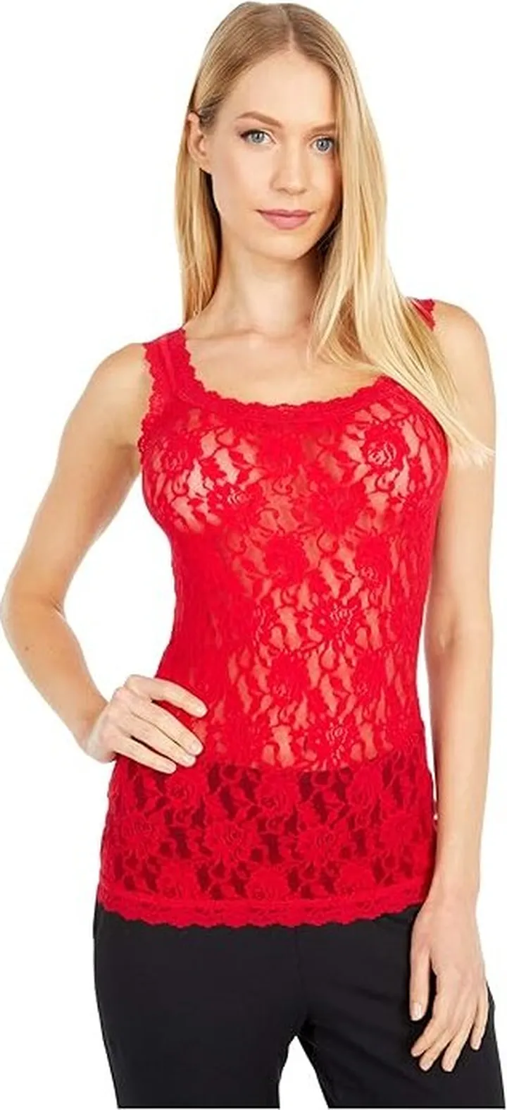 Hanky Panky Signature Lace Unlined Cami (Red) Women's Lingerie