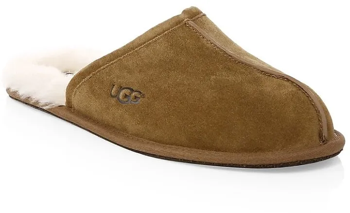 Scuff Shearling-Lined Mule Slippers