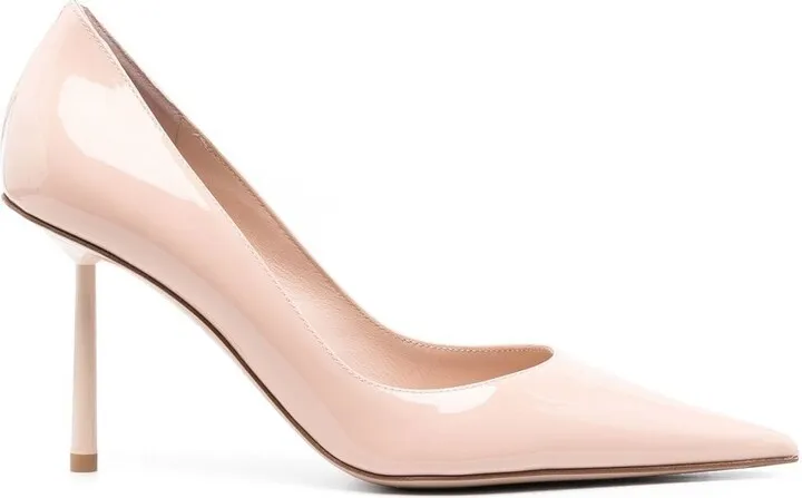 Bella 80mm patent-leather pumps