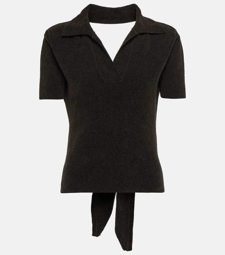 Le Polo Bagnu toweling polo shirt