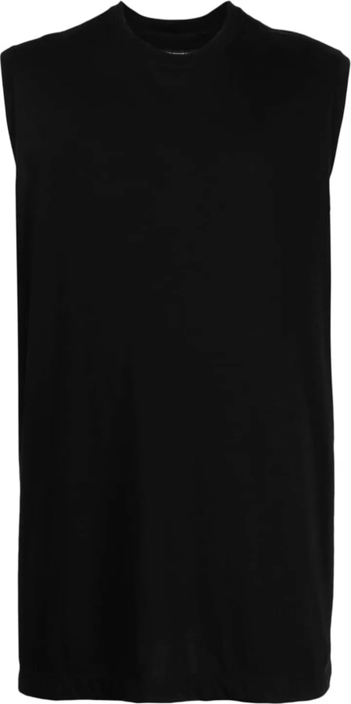 graphic-print sleeveless T-shirt