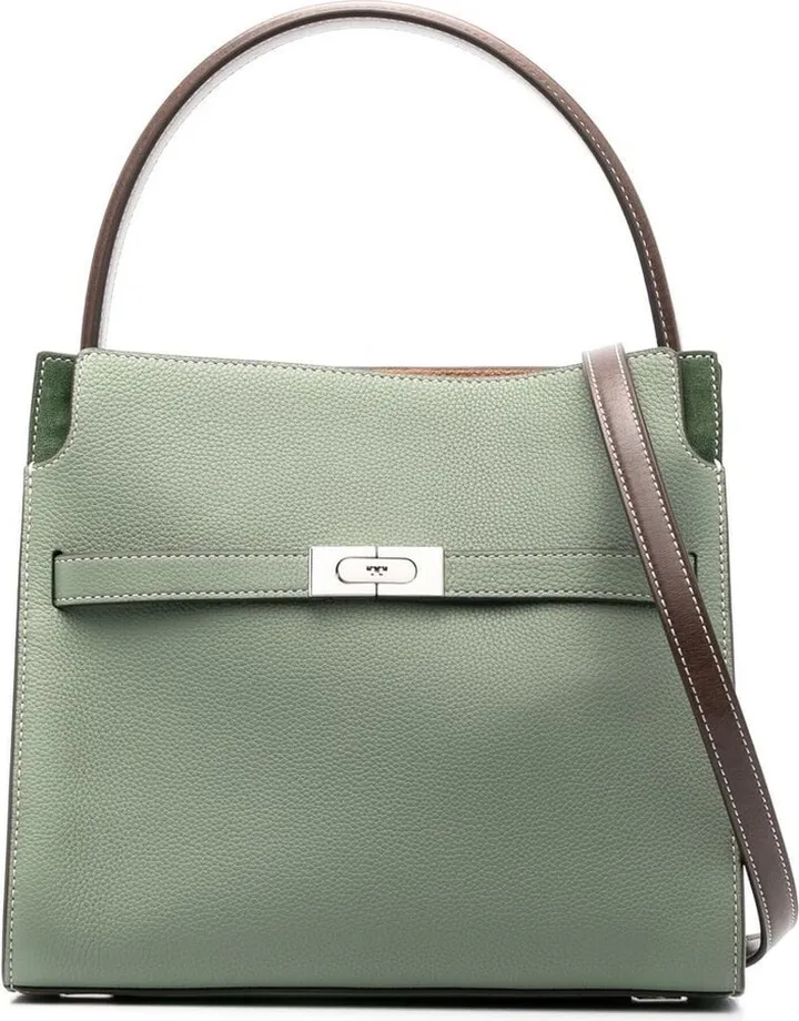 Grained-Leather Shoulder Bag