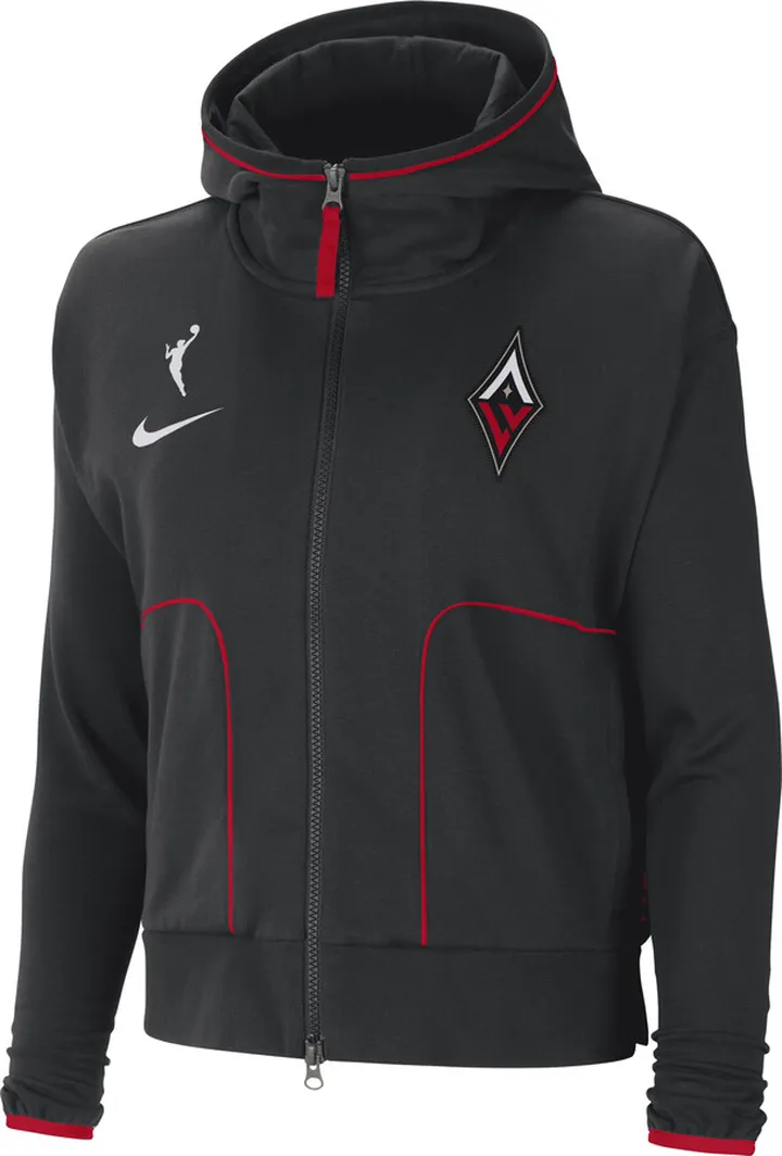 Las Vegas Aces Nike Women's Dri-FIT WNBA Knit Jacket in Black