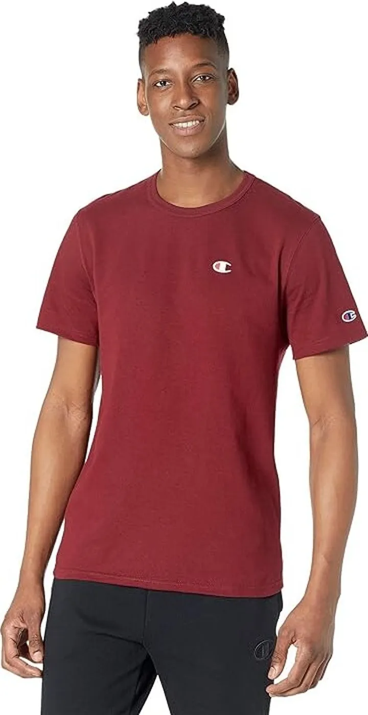Champion Heritage Short Sleeve Tee (Sepia Red) Men's Clothing