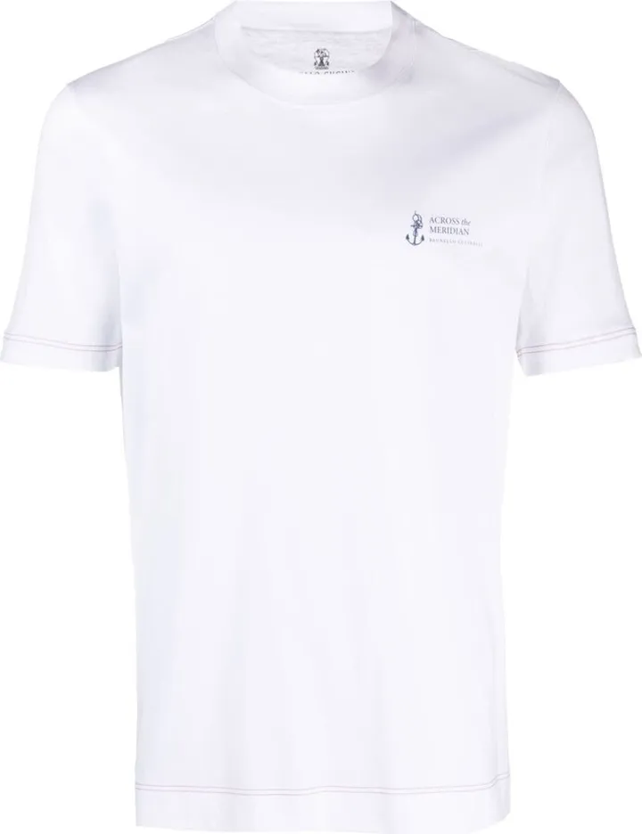 logo-print cotton T-shirt