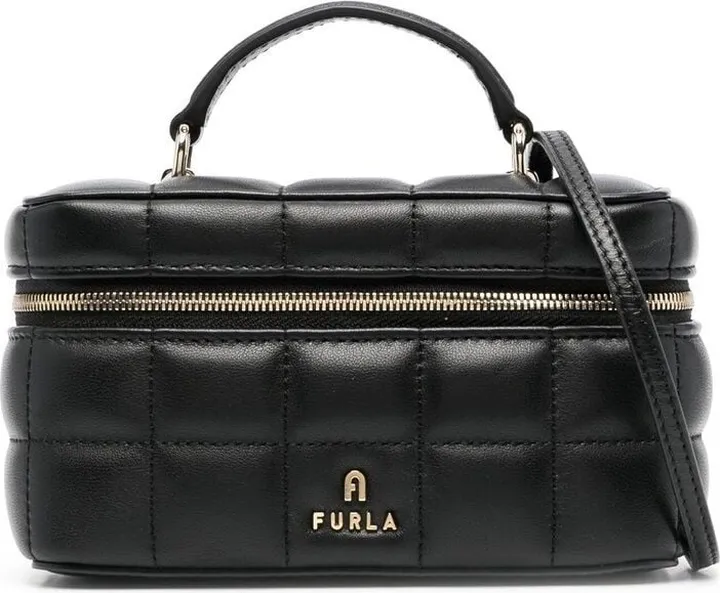 Logo-Embellished Quilted Tote