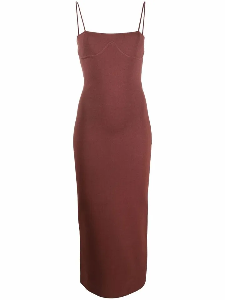 Slim-Fit Midi Dress
