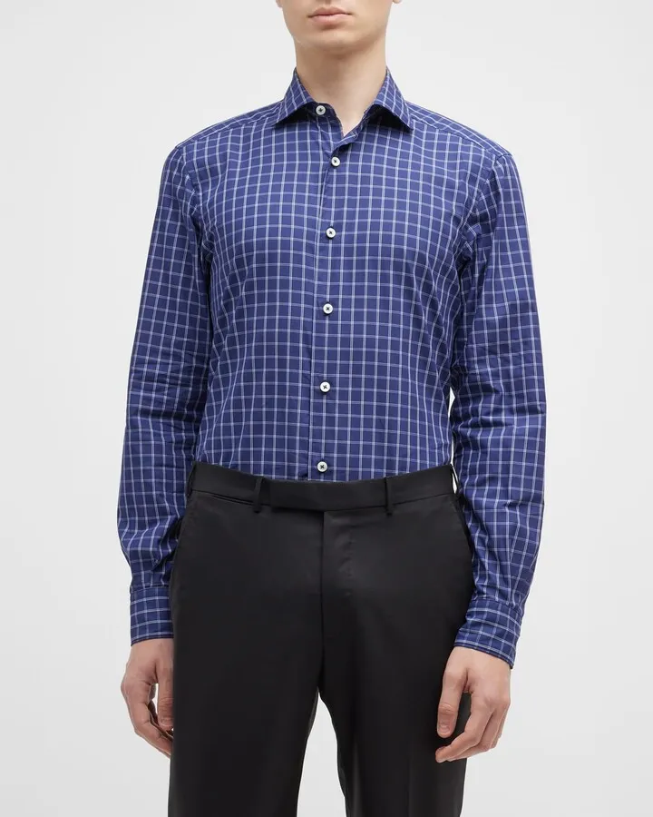 Men's Graph Check Dress Shirt