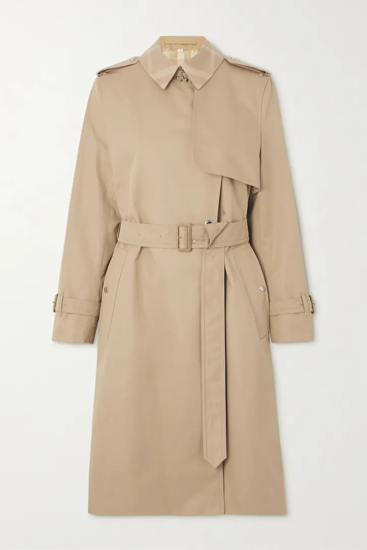 Burberry - Sandridge Belted Cotton-gabardine Trench Coat - Neutrals