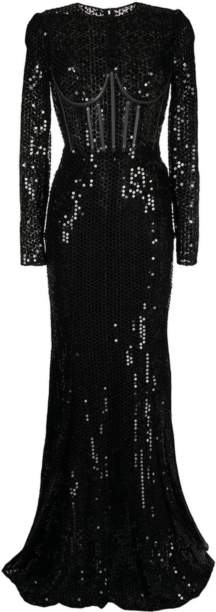 Sequin-Embellished Mermaid-Cut Dress