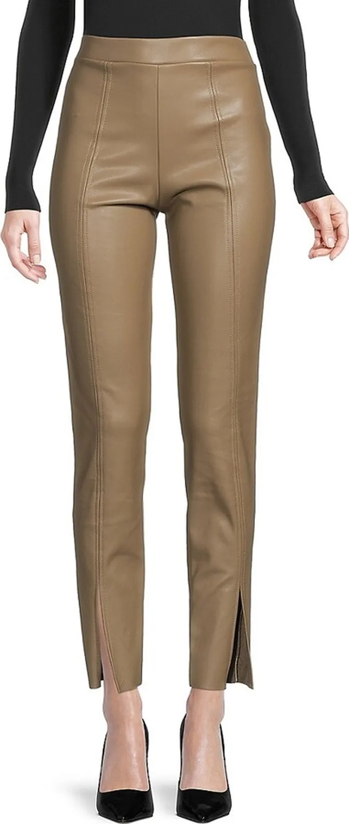 Faux Leather Ankle Pants
