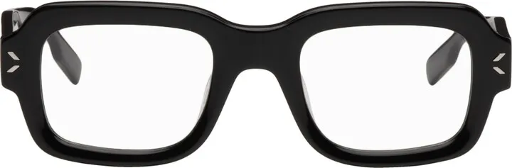 MCQ Black Rectangular Glasses