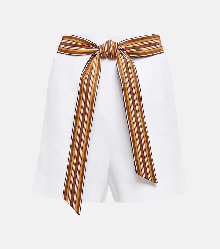 Trevor linen Bermuda shorts