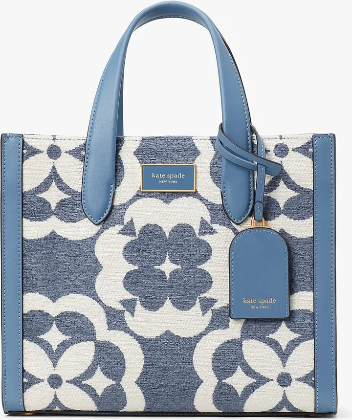 Kate Spade Spade Flower Monogram Manhattan Chenille Small Tote