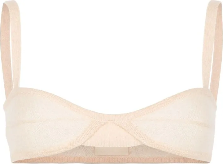 Eda knitted cashmere bralette