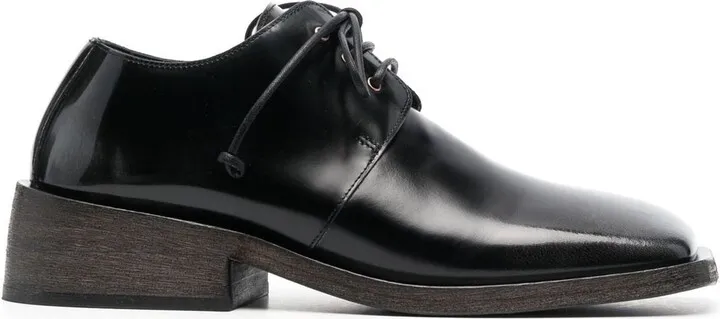 Square-Toe Oxford Shoes