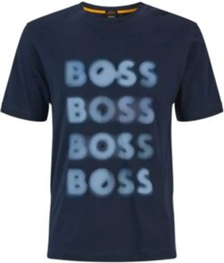 Cotton-jersey relaxed-fit T-shirt with logo artwork